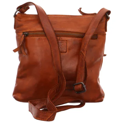 BEAR DESIGN Umhängetasche Cognac Leder BEAR DESIGN Umhängetasche Cognac Leder