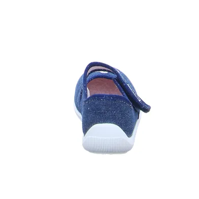 FISCHER Mädchen Kinder-Hausschuh Jeansblau Textil FISCHER Mädchen Kinder-Hausschuh Jeansblau Textil