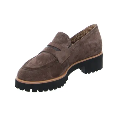 PAUL GREEN Stiefelette Mittelbraun Leder 