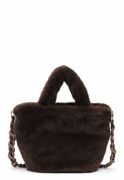 TAMARIS Wintertasche Braun Textil TAMARIS Wintertasche Braun Textil