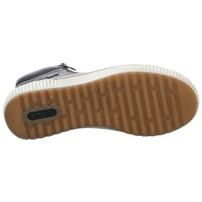 REMONTE mit TEX Membrane Mid Cut Sneaker Braun Leder REMONTE mit TEX Membrane Mid Cut Sneaker Braun Leder