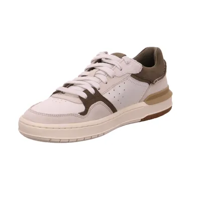 CLARKS Halbschuhe Sneaker Beige Leder CLARKS Halbschuhe Sneaker Beige Leder
