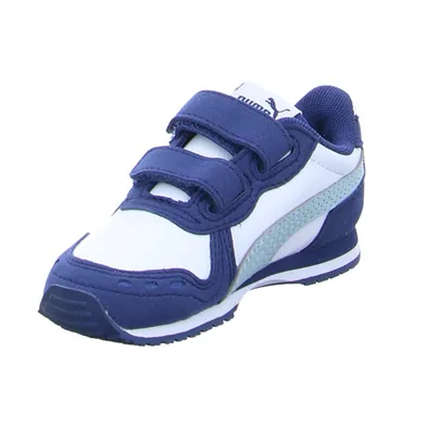 PUMA Sneaker Baby-Sport-Bottine Blau Lederimitat PUMA Sneaker Baby-Sport-Bottine Blau Lederimitat