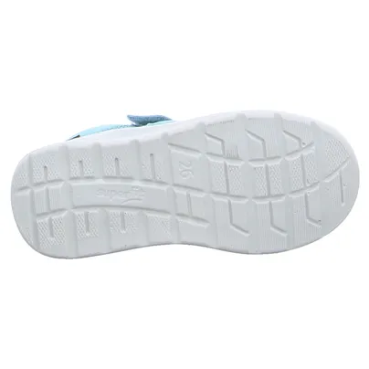 SUPERFIT Bottine Lauflernschuh Hellblau Textil 