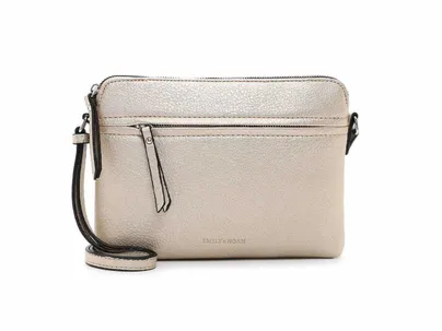 EMILY & NOAH Umhängetasche Gold Lederimitat 