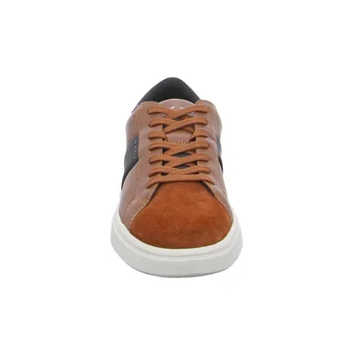 GEOX Halbschuhe Sneaker Cognac Leder GEOX Halbschuhe Sneaker Cognac Leder