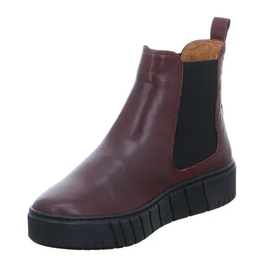 SCHUHENGEL Boot Bordeau Leder 