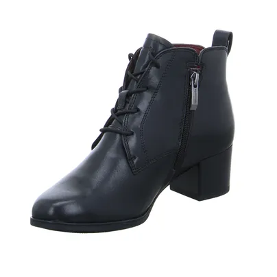 TAMARIS Stiefelette Schwarz Leder 
