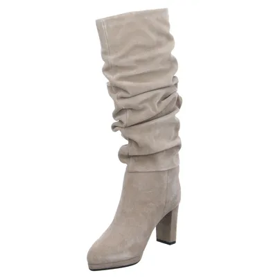 PETER KAISER Stiefel Taupe Leder PETER KAISER Stiefel Taupe Leder