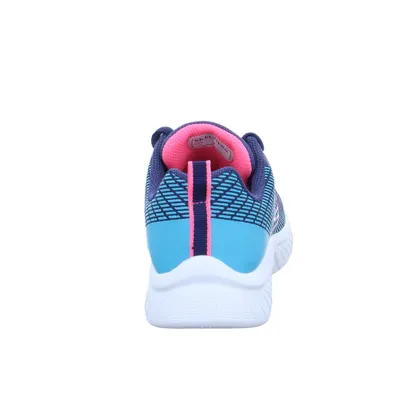 SKECHERS Sneaker Mädchen-Halbschuh Binder Blau Textil SKECHERS Sneaker Mädchen-Halbschuh Binder Blau Textil