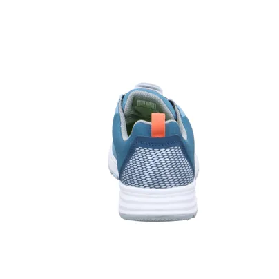 VADO Sneaker Outdoor Mädchen-Halbschuh Klett Jeansblau Textil 