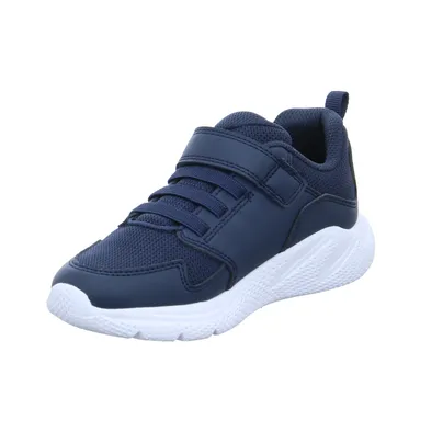 GEOX Sneaker Kleinkinder-Halbschuh Klett Dunkelblau Textil 