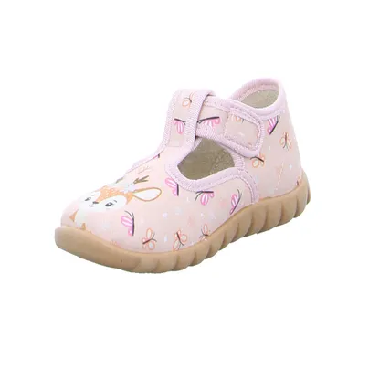 FISCHER Mädchen Baby-Hausschuh Rosa Textil FISCHER Mädchen Baby-Hausschuh Rosa Textil