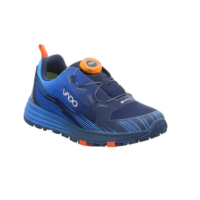 VADO Sneaker Outdoor Jungen-Halbschuh Klett Dunkelblau Textil VADO Sneaker Outdoor Jungen-Halbschuh Klett Dunkelblau Textil