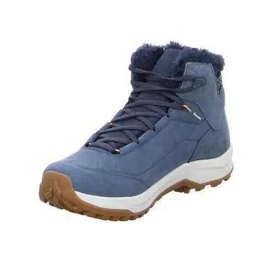 LOWA Snowboots Damen Blau Leder 