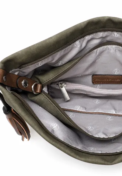 EMILY & NOAH mit Bag in Bag Beuteltasche Olive Lederimitat EMILY & NOAH mit Bag in Bag Beuteltasche Olive Lederimitat
