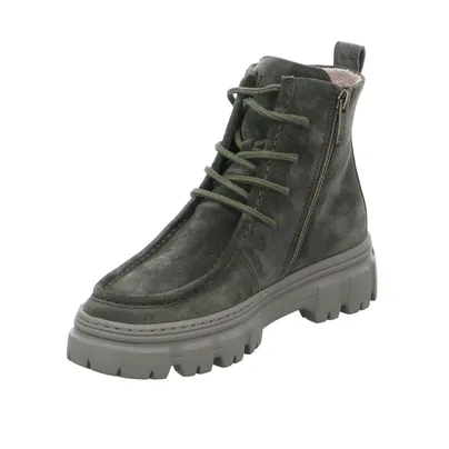PAUL GREEN Boot Olive Leder 