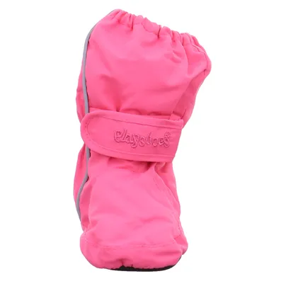 PLAYSHOES Thermofüssling Krabbelschuh Pink Textil 