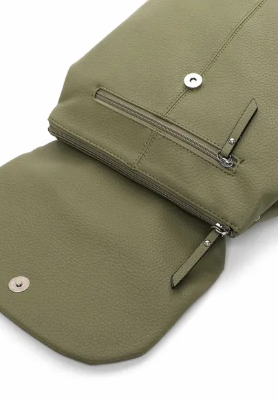 RUE68 Rucksack Khaki Lederimitat RUE68 Rucksack Khaki Lederimitat