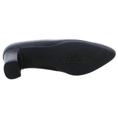 GABOR Pumps Schwarz Leder 