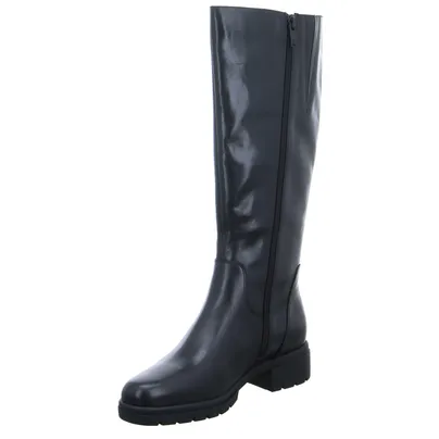 CAPRICE Comfort-Stiefel Schwarz Leder 