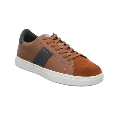 GEOX Halbschuhe Sneaker Cognac Leder GEOX Halbschuhe Sneaker Cognac Leder