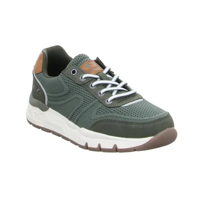 MUSTANG Halbschuhe Sneaker Stoff Khaki Textil MUSTANG Halbschuhe Sneaker Stoff Khaki Textil