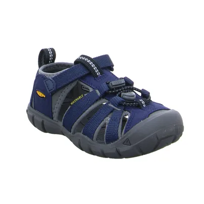 KEEN Mit Zehenschutz Jungen-Sandale Dunkelblau Textil KEEN Mit Zehenschutz Jungen-Sandale Dunkelblau Textil