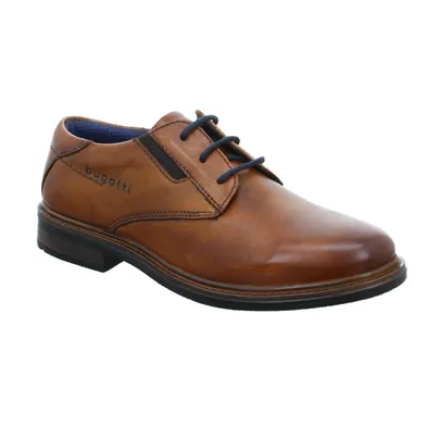 BUGATTI SHOES Halbschuh-City Cognac Leder BUGATTI SHOES Halbschuh-City Cognac Leder