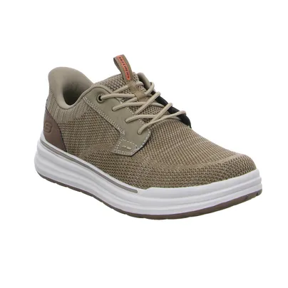 SKECHERS Air-Cooled Memory Foam Halbschuhe Sneaker Stoff Taupe Synthetik SKECHERS Air-Cooled Memory Foam Halbschuhe Sneaker Stoff Taupe Synthetik