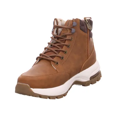 DOCKERS Winter-Boots Cognac Lederimitat 