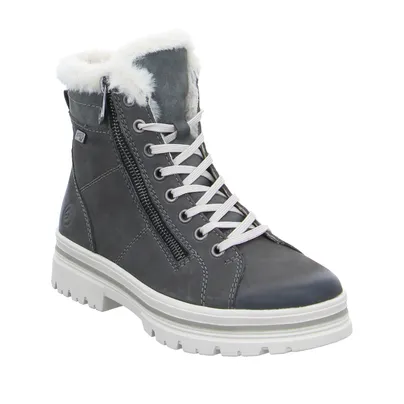 REMONTE mit TEX Membrane Boot Grau Leder 