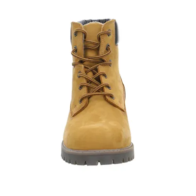 SABALIN Schnür-Boot Jungen-Winter-Bottine Cognac Leder SABALIN Schnür-Boot Jungen-Winter-Bottine Cognac Leder