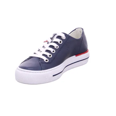 PAUL GREEN Sneaker Blau Leder 