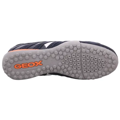 GEOX Binder Halbschuh Blau Leder 