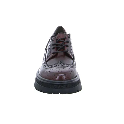 TAMARIS Schnürschuh Bordeau Lederimitat TAMARIS Schnürschuh Bordeau Lederimitat