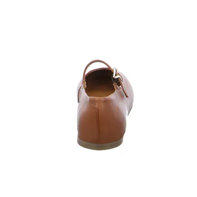 SCHUHENGEL Ballerina Cognac Leder SCHUHENGEL Ballerina Cognac Leder