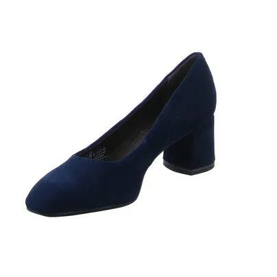 TAMARIS Pumps Blau Leder 