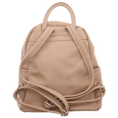 SCHUHENGEL Rucksack Taupe Leder SCHUHENGEL Rucksack Taupe Leder