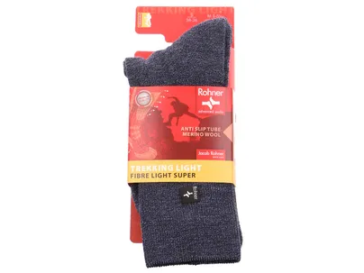 ROHNER Wandersocke leicht Funktions-Socken Blau Textil 