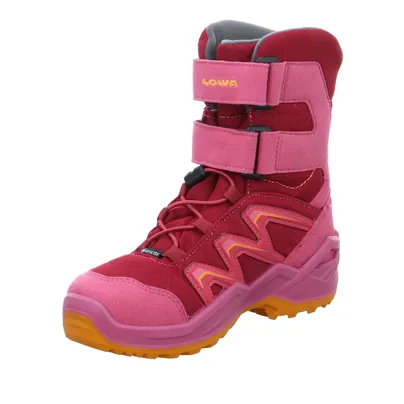 LOWA Mädchen Winterstiefel Kleinkinder-Snowboot  Membran Pink Synthetik 