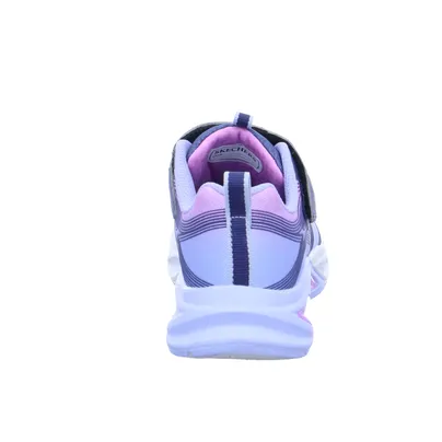SKECHERS Sneaker Mädchen-Halbschuh Klett Blau Textil SKECHERS Sneaker Mädchen-Halbschuh Klett Blau Textil