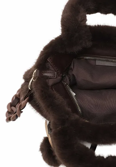 TAMARIS Wintertasche Braun Textil TAMARIS Wintertasche Braun Textil