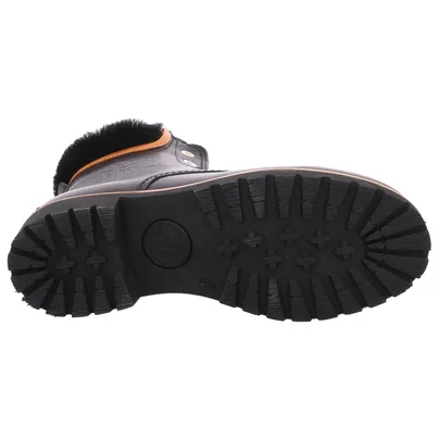 PANAMA JACK mit Lammfellfutter Boot Schwarz Leder PANAMA JACK mit Lammfellfutter Boot Schwarz Leder