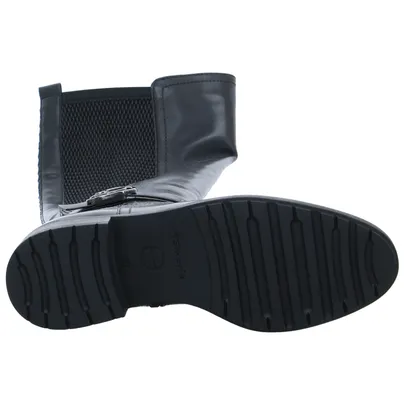 TAMARIS Stiefel Schwarz Leder TAMARIS Stiefel Schwarz Leder