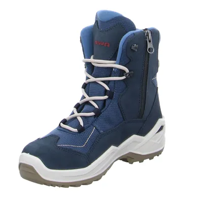 LOWA Winter-Sneaker high Jungen- Snowboot Membran Blau Textil LOWA Winter-Sneaker high Jungen- Snowboot Membran Blau Textil