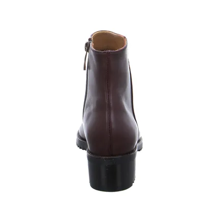 EVERYBODY Stiefelette Bordeau Leder 
