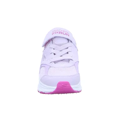 SKECHERS Sneaker Mädchen-Halbschuh Klett Flieder Textil 