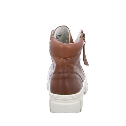 SCHUHENGEL Boot Cognac Leder SCHUHENGEL Boot Cognac Leder