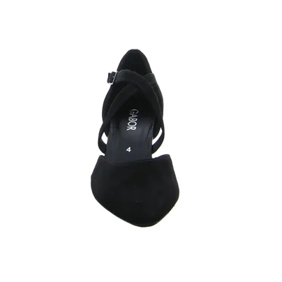 GABOR Pumps Schwarz Leder 